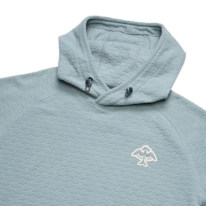 Howler Brothers Men's Palo Duro Mountain Grid Iron Blue Hoodie