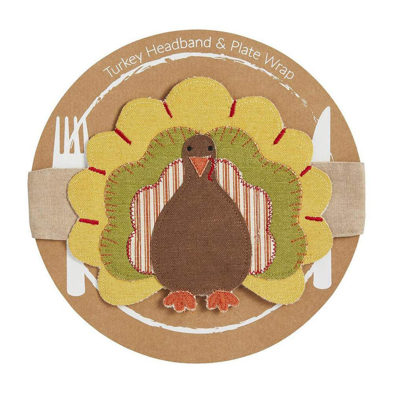 Mud Pie Yellow Turkey Headband/Plate Wrap