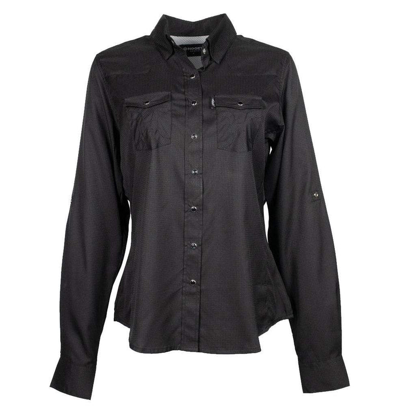 Women's SOL Long Sleeve Shirt - Black