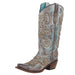Women`s Turquoise Brown 13" Boot