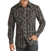 Rock N Roll Cowboy Men's Long Sleeve Aztec Snap