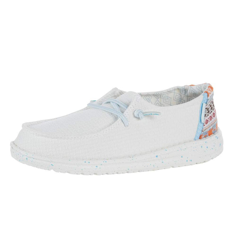 Kids Wendy White Aztec Casual