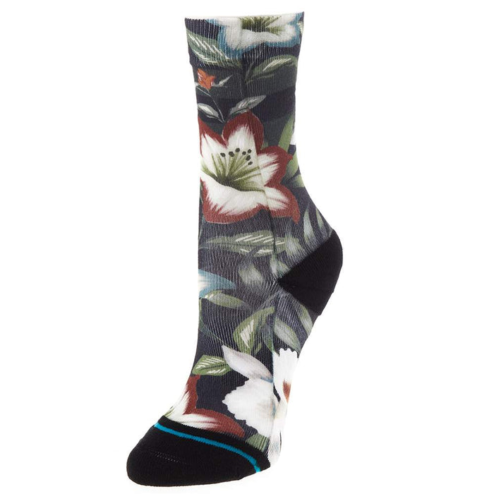 Variegate Black Kids Crew Socks