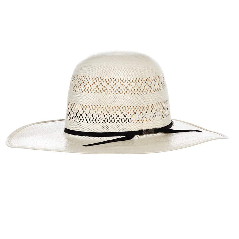 AHC 6700 Fancy Vent Ivory 4 1/4" Brim Open Crown