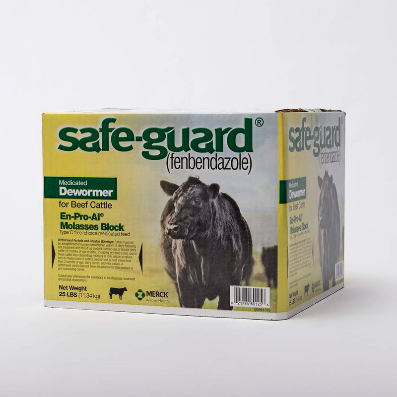 Safe-Guard Medicated Dewormer Block 25 lb