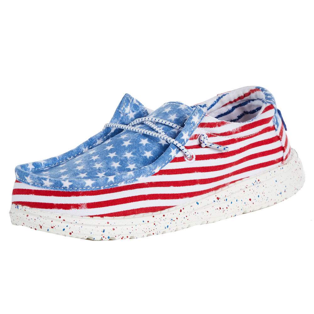 Hey Dude Women's Shoes Wally Stars & Stripes