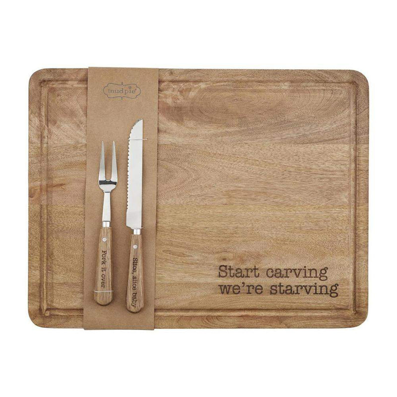 Mud Pie Carving Board Set