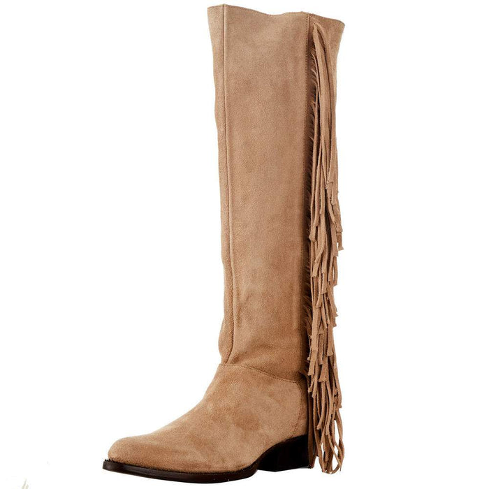 Women's Dani Toasted Almond Suede 18" Boot