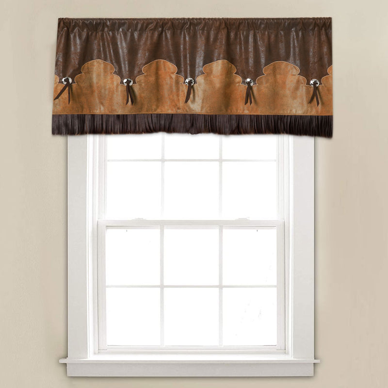 Carstens Fringed Concho Valance