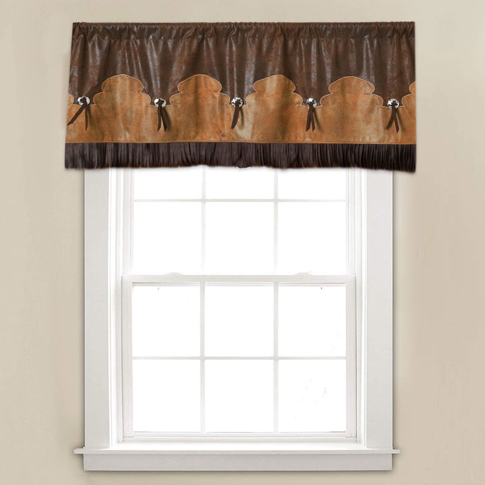 Carstens Fringed Concho Valance