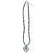& Long Beaded Neckalce with Naja Charm