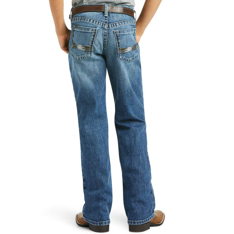 Boy's Ariat B4 Relaxed Stretch Vaquero Fashion Boot Cut Jean