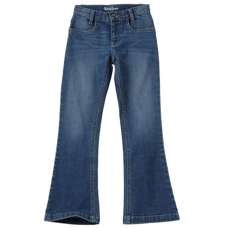 Cruel Girl Girl's Mid Rise Slim Fit Jeans