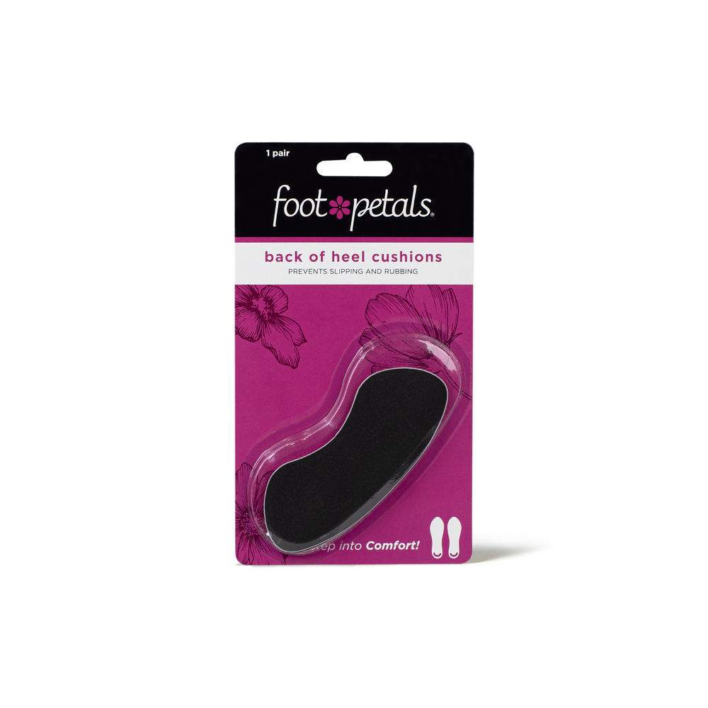 Foot Petal Heavenly Heelz Back of Heel Black