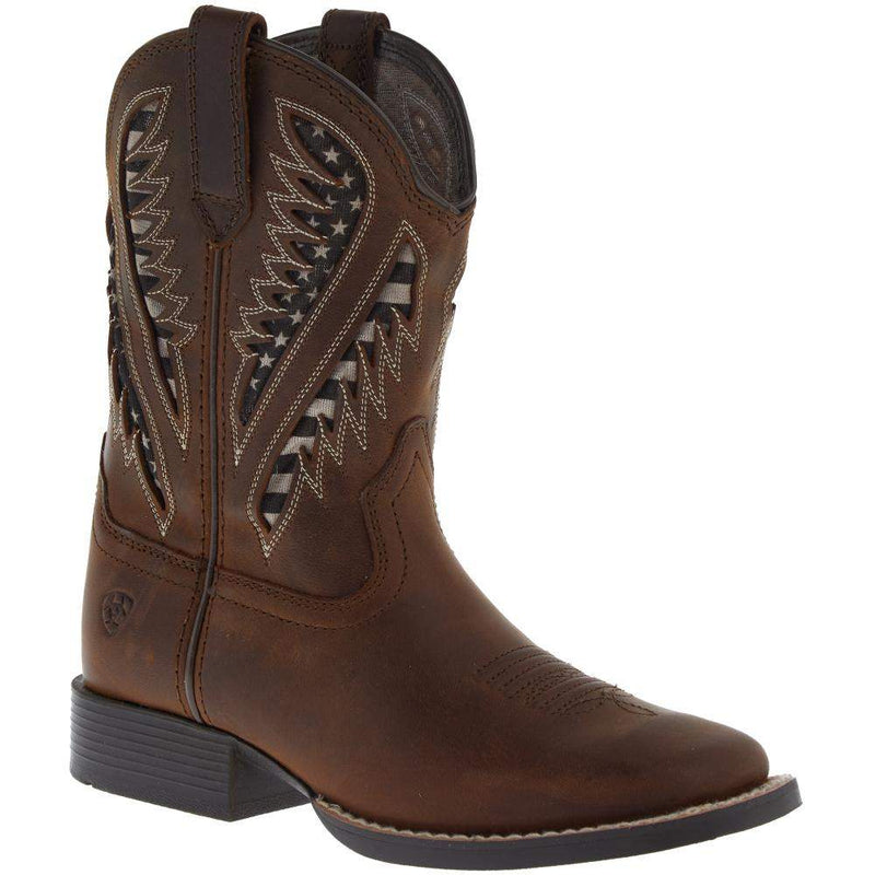 Kids Quickdraw Venttek Distressed Brown Boot