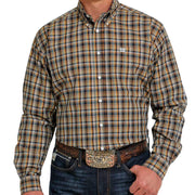 Men's Plaid Long Sleeve Button Down