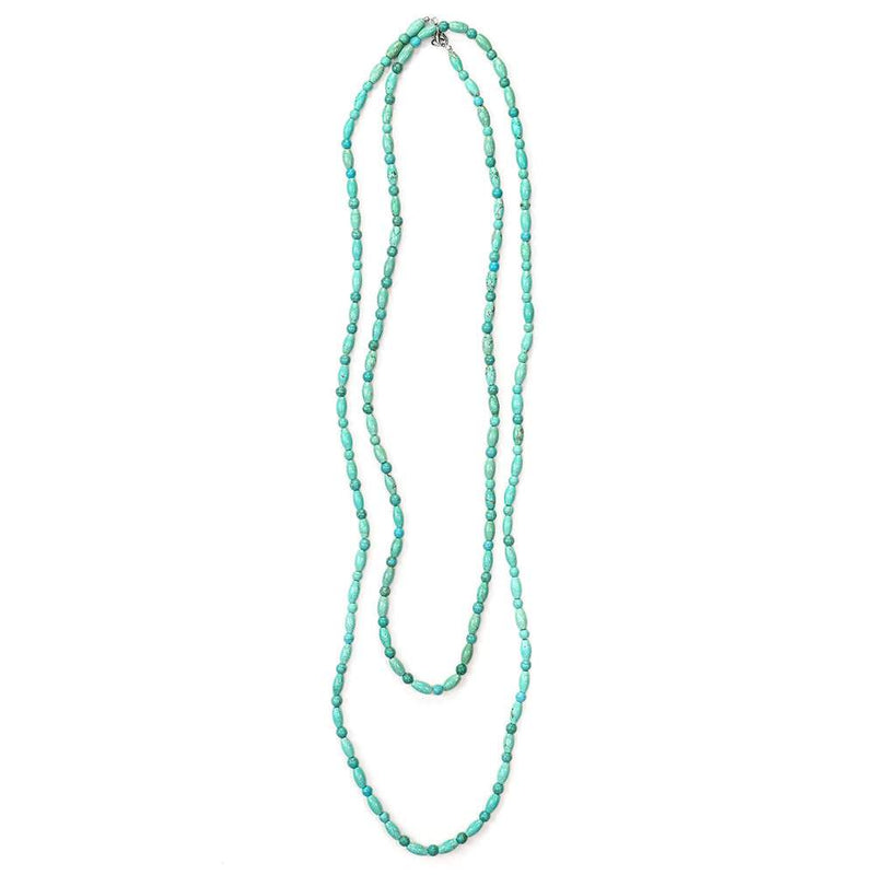 Green Turquoise Beaded Necklace