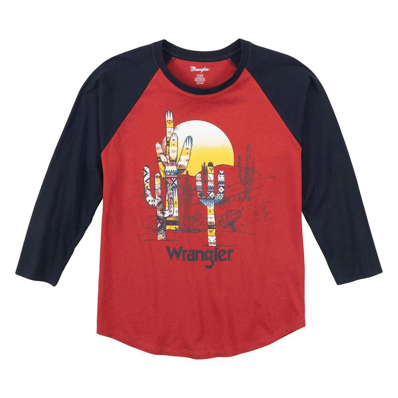 Women's Retro Desert 3/4 Sleeve Tee