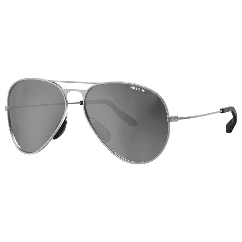 Wesley Brushed Silver Sunglasses