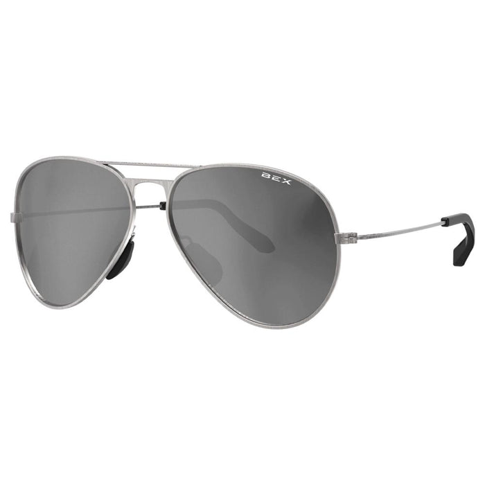 Wesley Brushed Silver Sunglasses