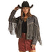 Women's Cropped Denim Blazer