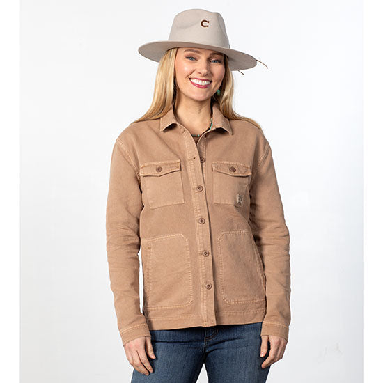 Kimes Ranch Cloverleaf Brown Shirt Jacket