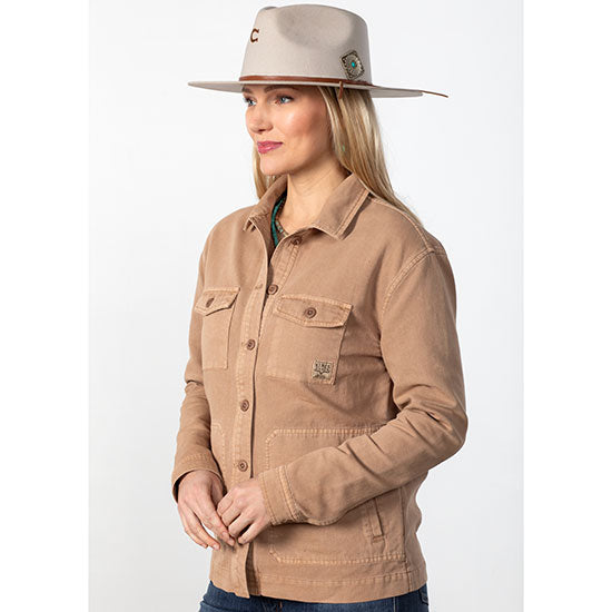 Kimes Ranch Cloverleaf Brown Shirt Jacket
