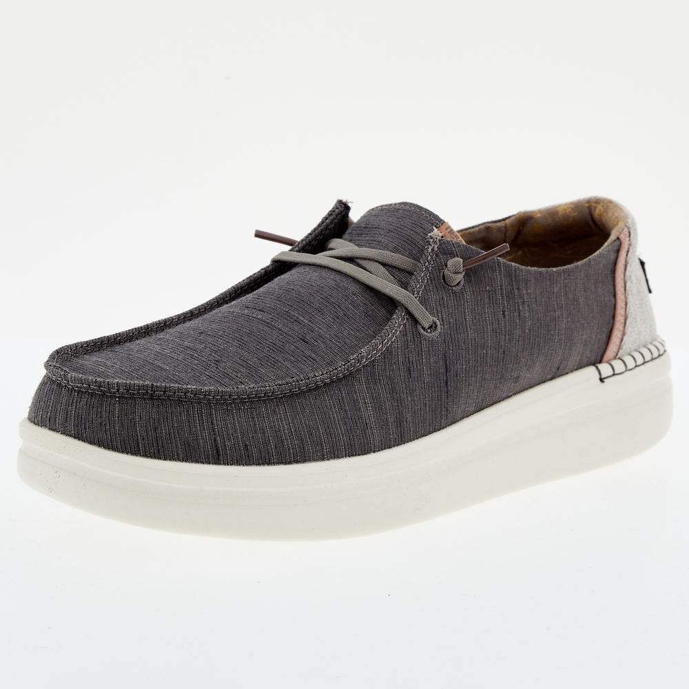 Hey Dude Women`s Wendy Rise Granite Grey Casual