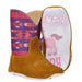Infants Tin Haul Brown/Pink Mini Princess Boot