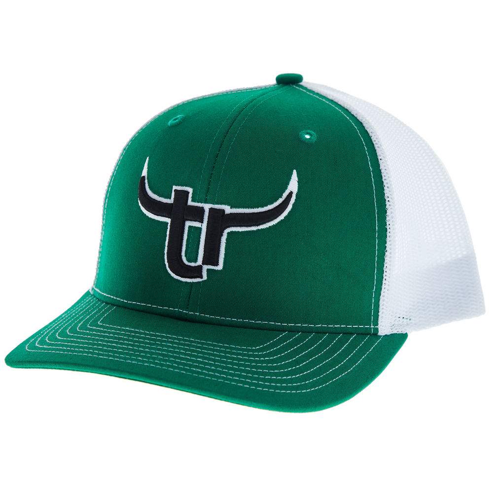 Teamroper Team Roper Kelly Green and White Cap