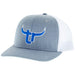 Team Roper Grey and White Cap