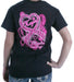 Girly Threads Women's Miracles Happen Black Tee