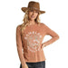 Rock & Roll Denim Ladies Graphic Long Sleeve Tee