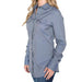 Kimes Ranch Apparel Women's Tuscon Coolmax Indigo Shirt