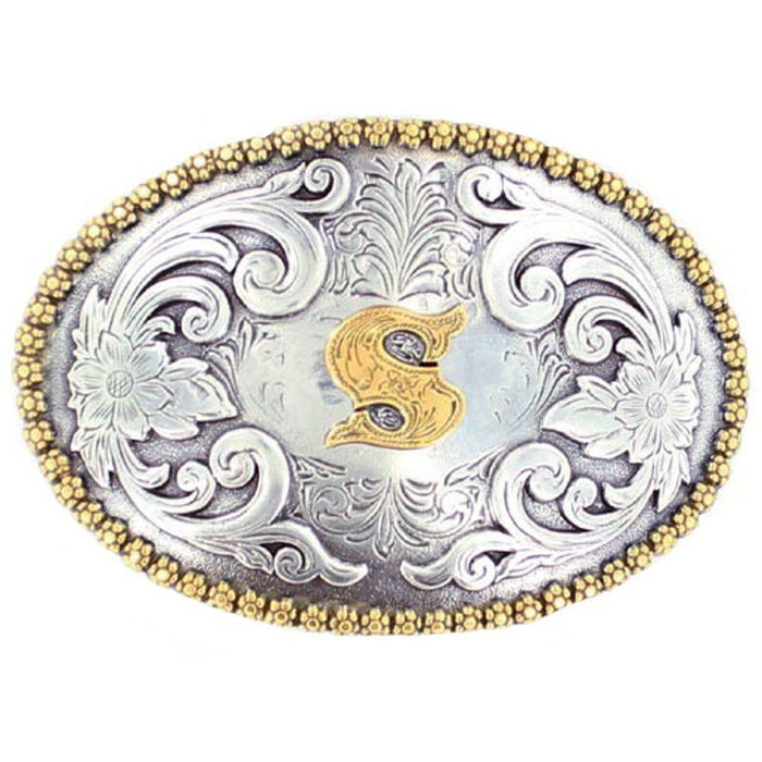 M&F S Initial Belt Buckle