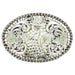 M&F Horse with Rhinestones Oval Buckle