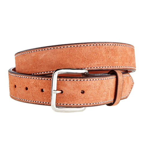 Texas Saddlery Men's Rough Out Figure Eight Stitch Belt, Texas Saddlery