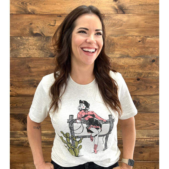 Southern Fried Designs Women's Cowgirl Tee Shirt