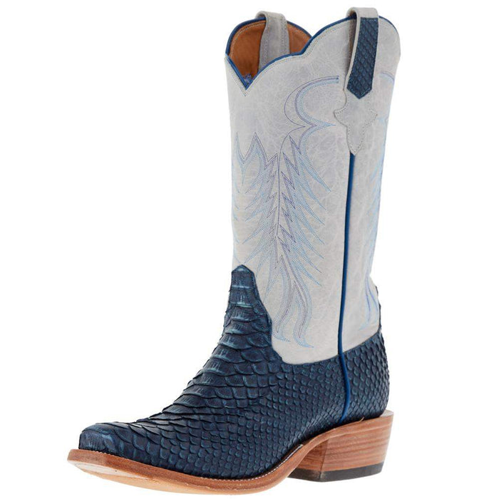 Men's Navy Vintage Python 13in Polar Buffamonte Cutter Toe Boot