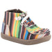 Infant Cowbabies Tommie Striped Canvas Mocasin