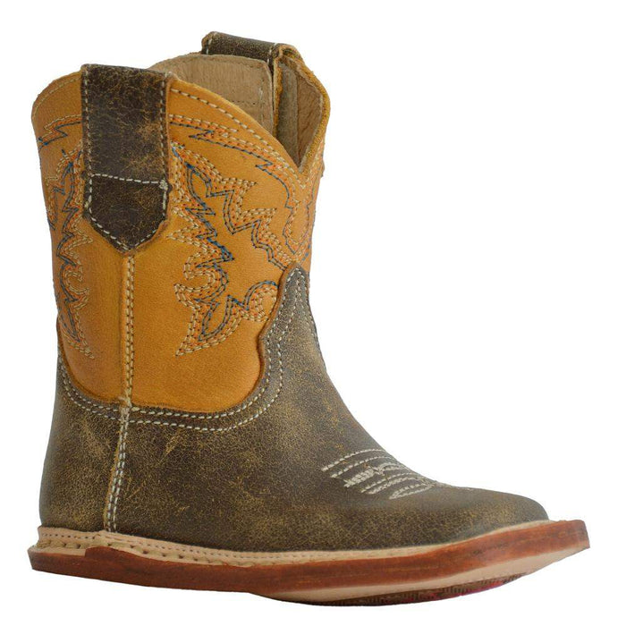 Roper Footwear Infant Colt Brown Leather Boot