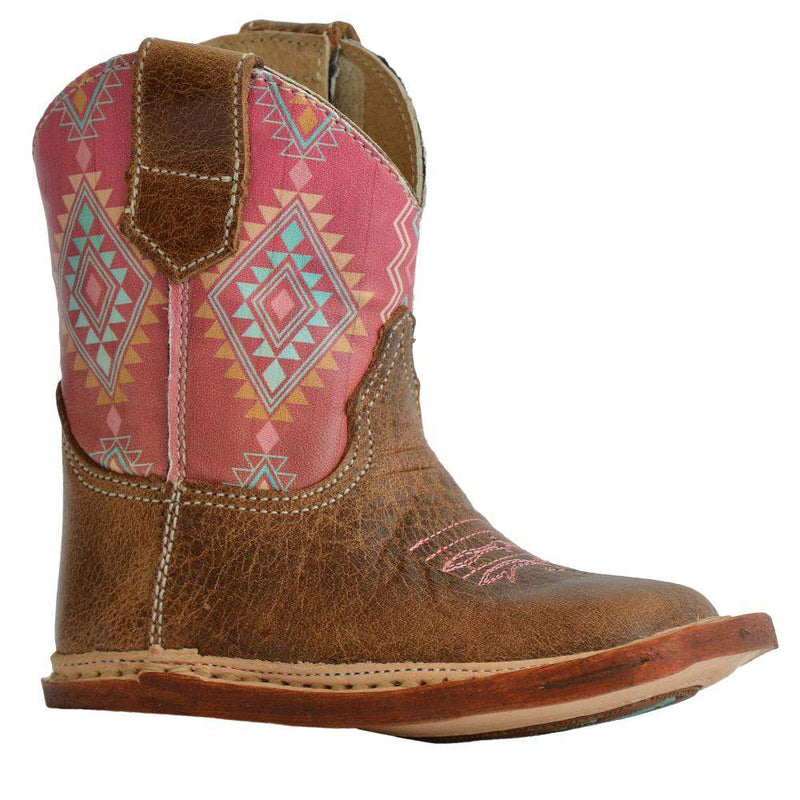 Roper Footwear Infant Dakota Tan Leather Boot