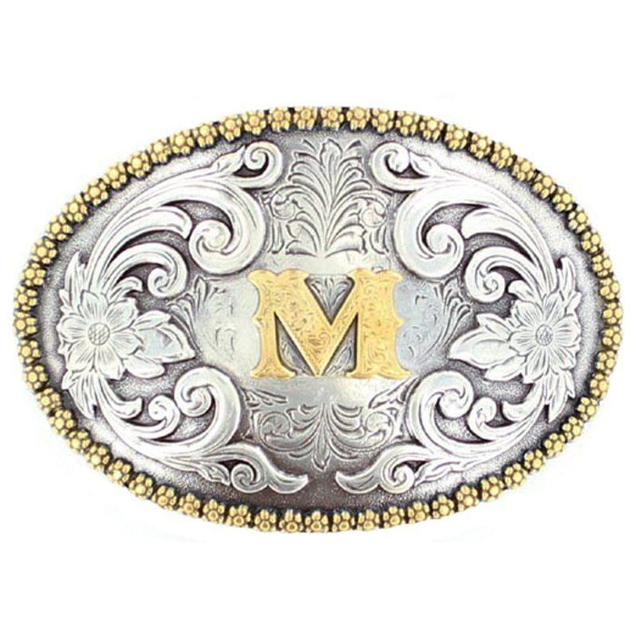 M&F M Initial Belt Buckle