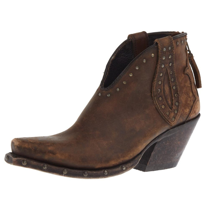 Women's Greeley Naturally Distressed Brown Bootie
