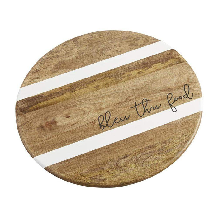 Mud Pie Bless This Food Lazy Susan