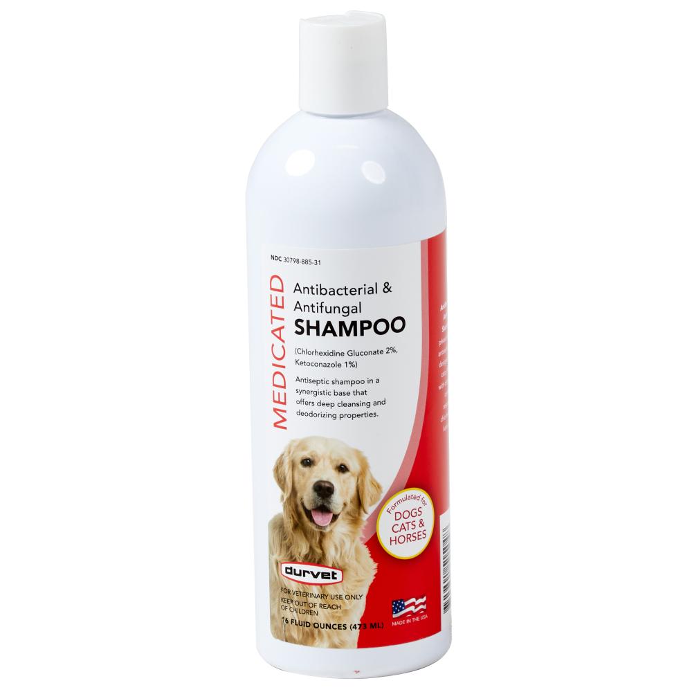 Durvet Medicated Antibacterial and Antifungal Pet Shampoo