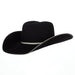 4X Tuff Hedeman Black Snake Eyes Felt Hat
