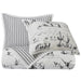 HiEnd Accents Twin Ranch Life Western Toile Reversible Quilt Set