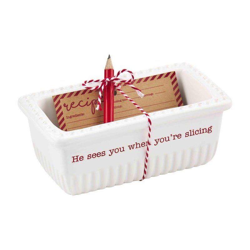 Mud Pie He Sees You Holiday Mini Loaf Set