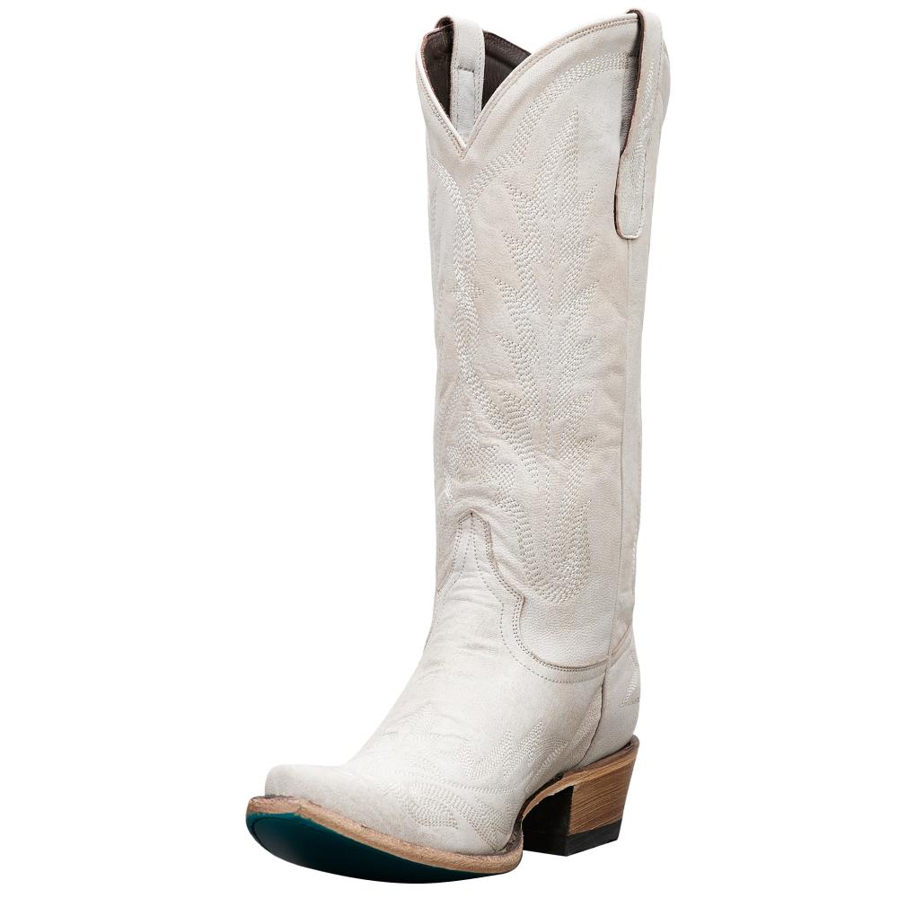 White Western Boots